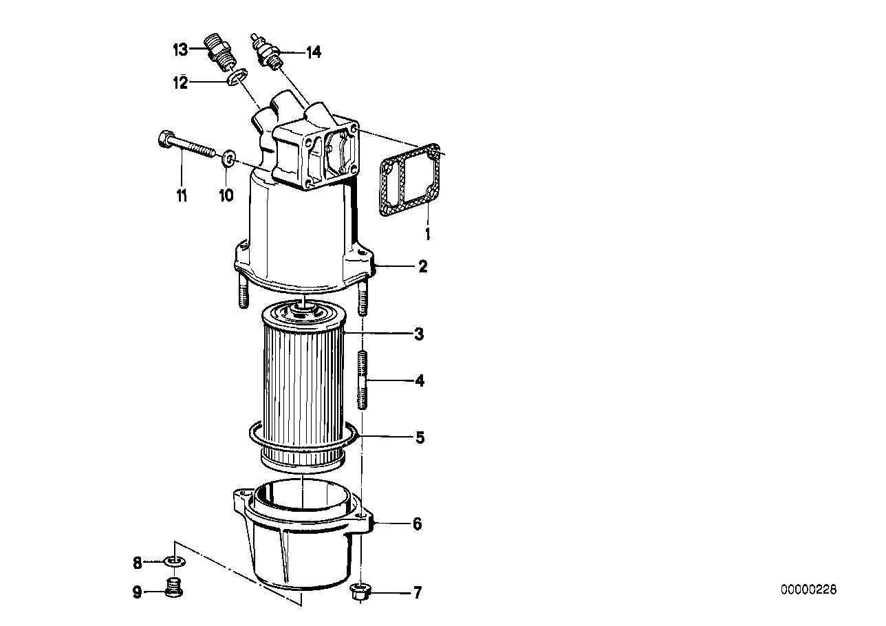 Ölversorgung-Ölfilter