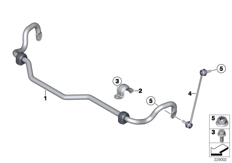 Barra stabilizzatore anteriore