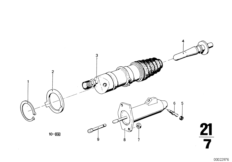 Clutch slave cylinder