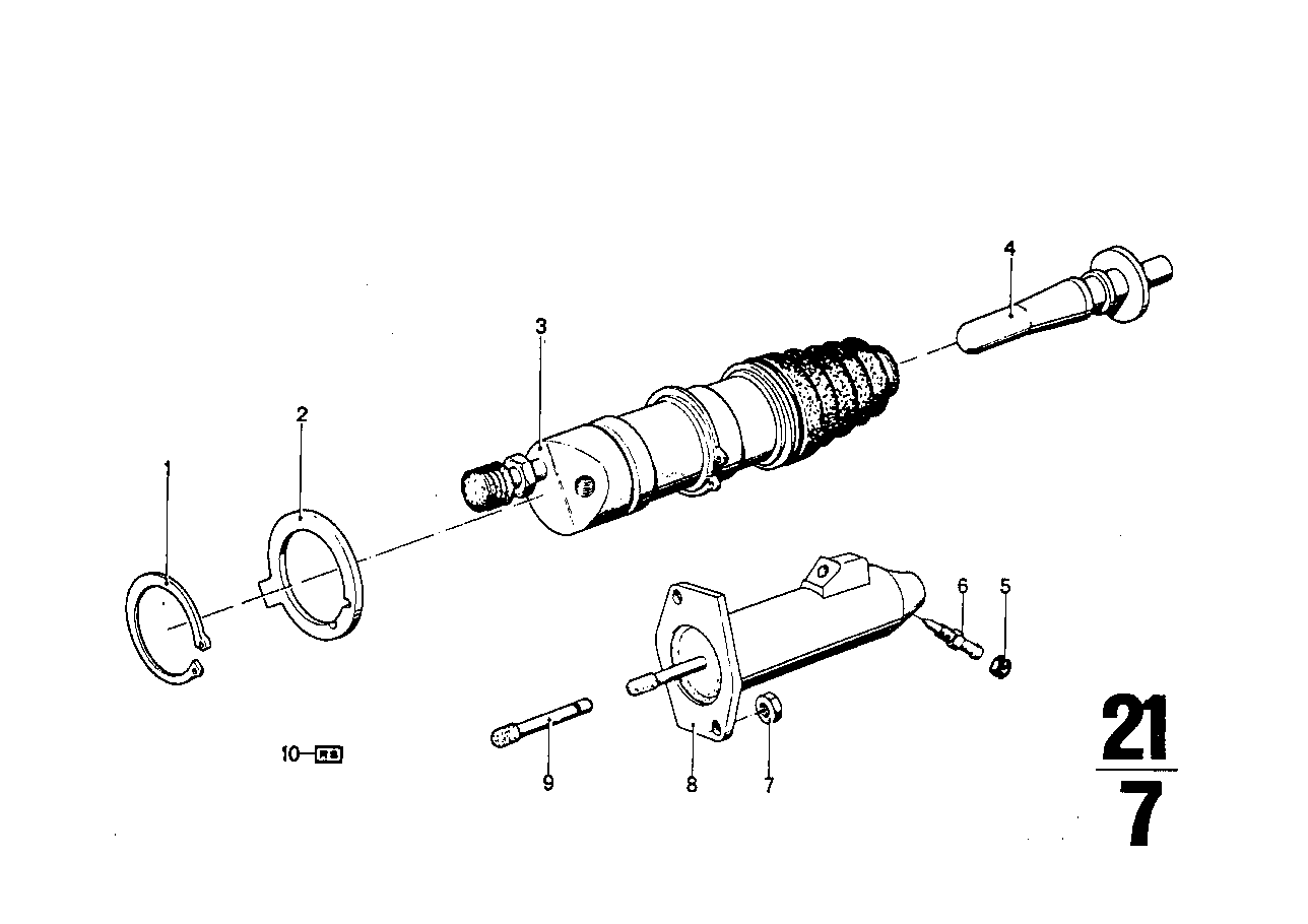 Clutch slave cylinder