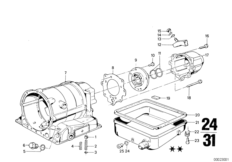 ZF 3HP22 Τμήματα κελύφους/ελαιολεκάνη