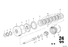 ZF 3HP22 Συμπλέκτης κίνησης A