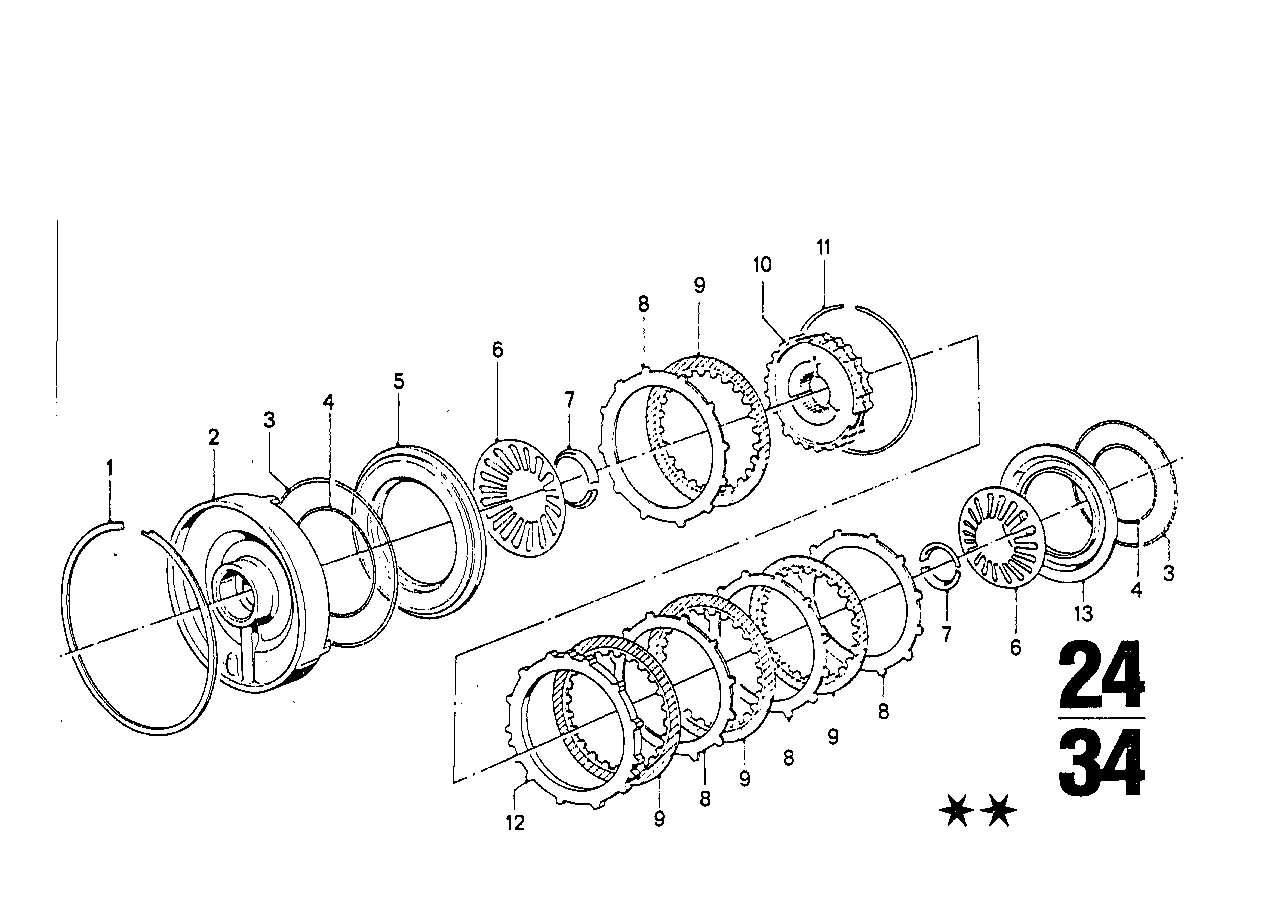 ZF 3HP22 Φρένο C/C'