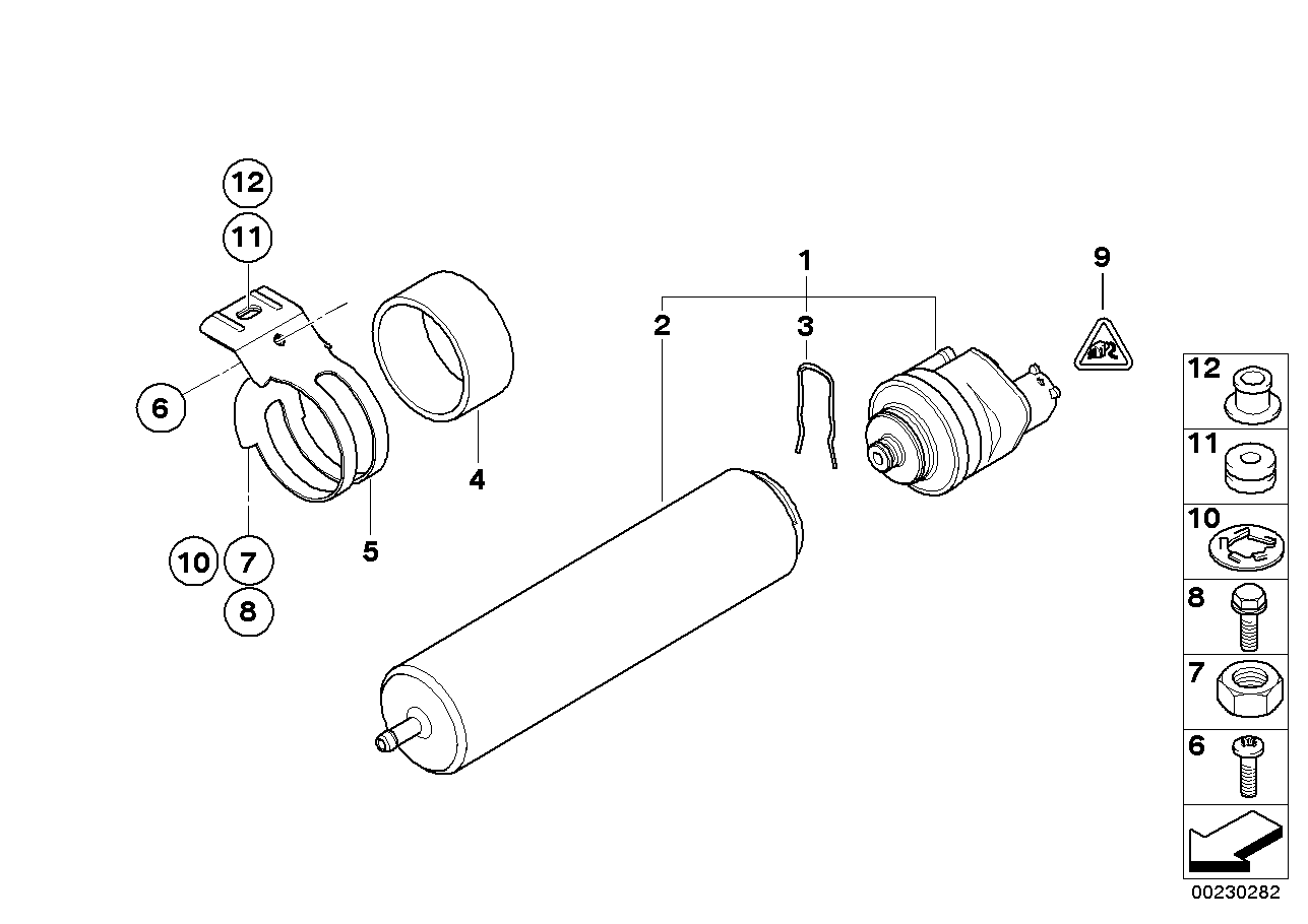 Fuel strainer with heating