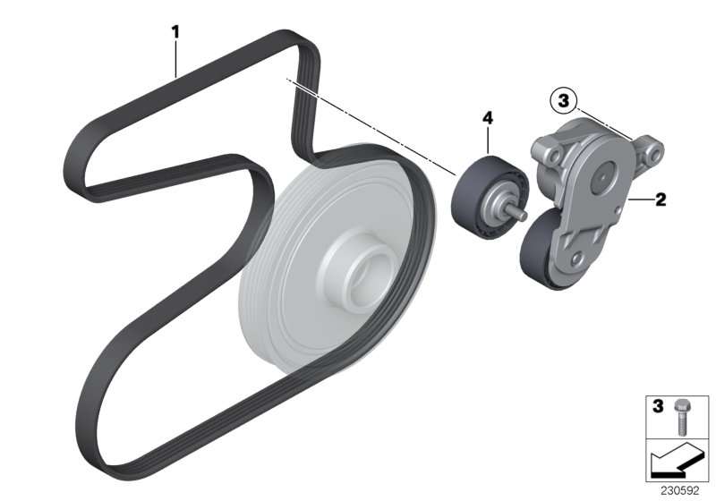 Belt Drive Water Pump/Alternator