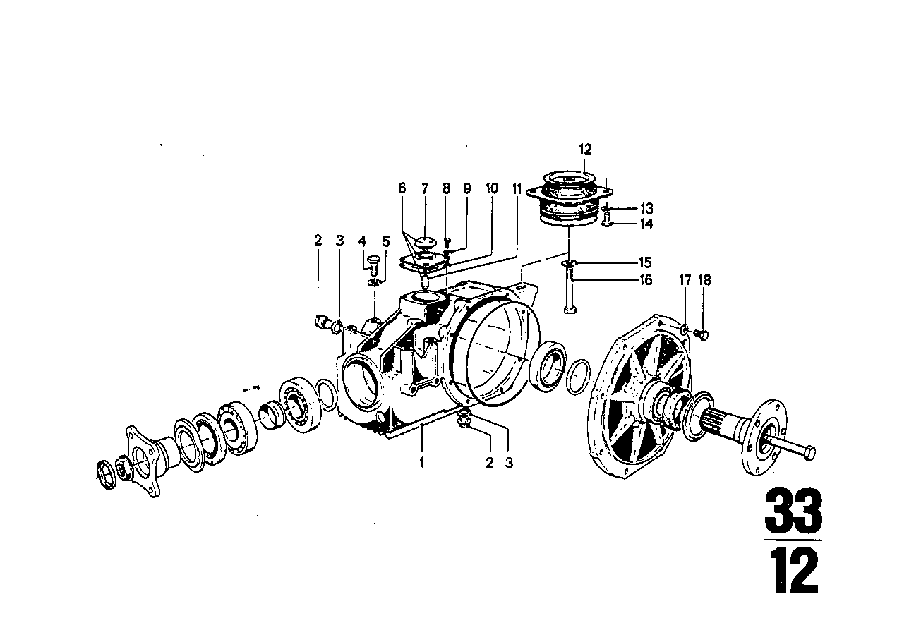 Rear-axle-drive parts