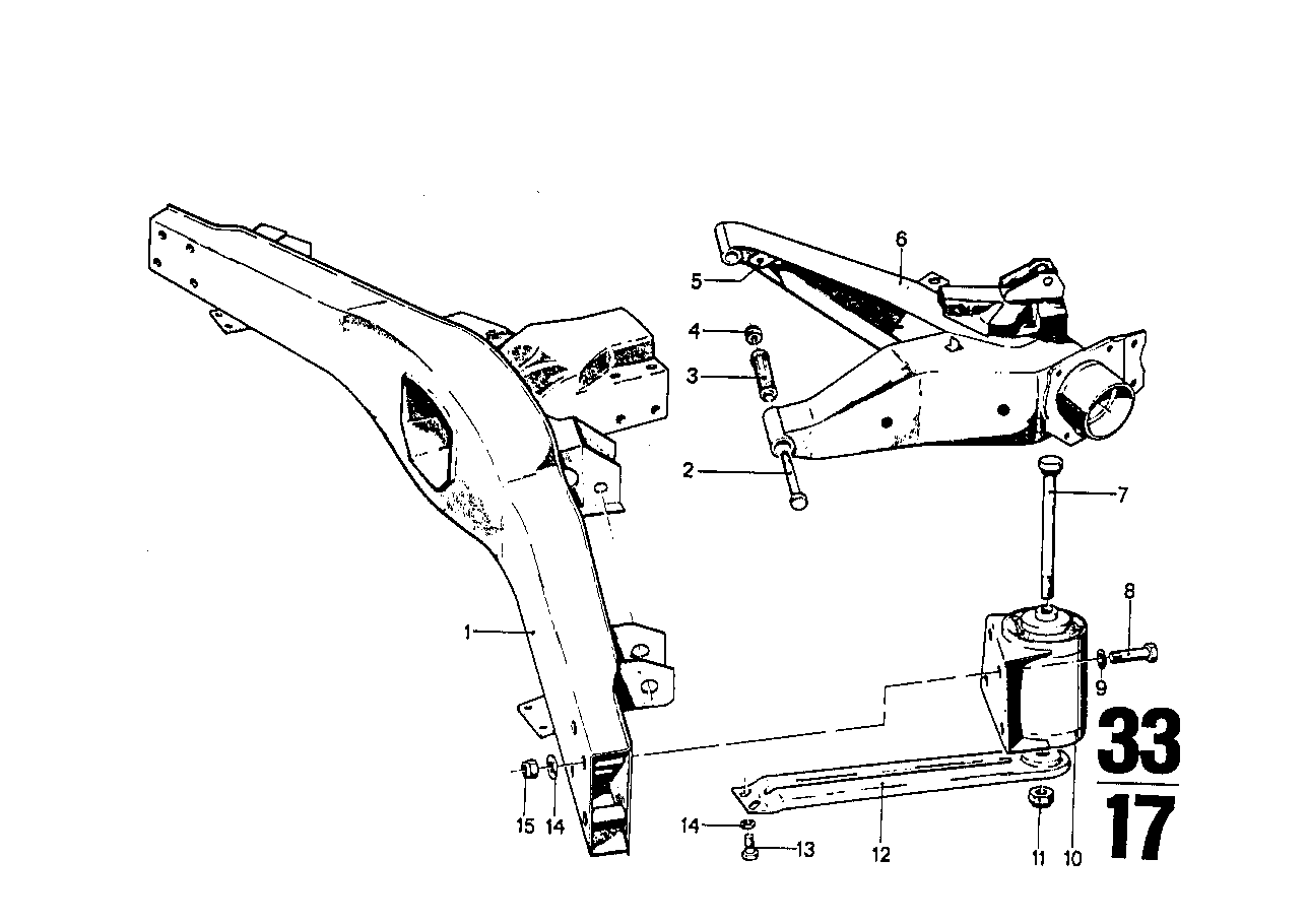 Rear axle carrier