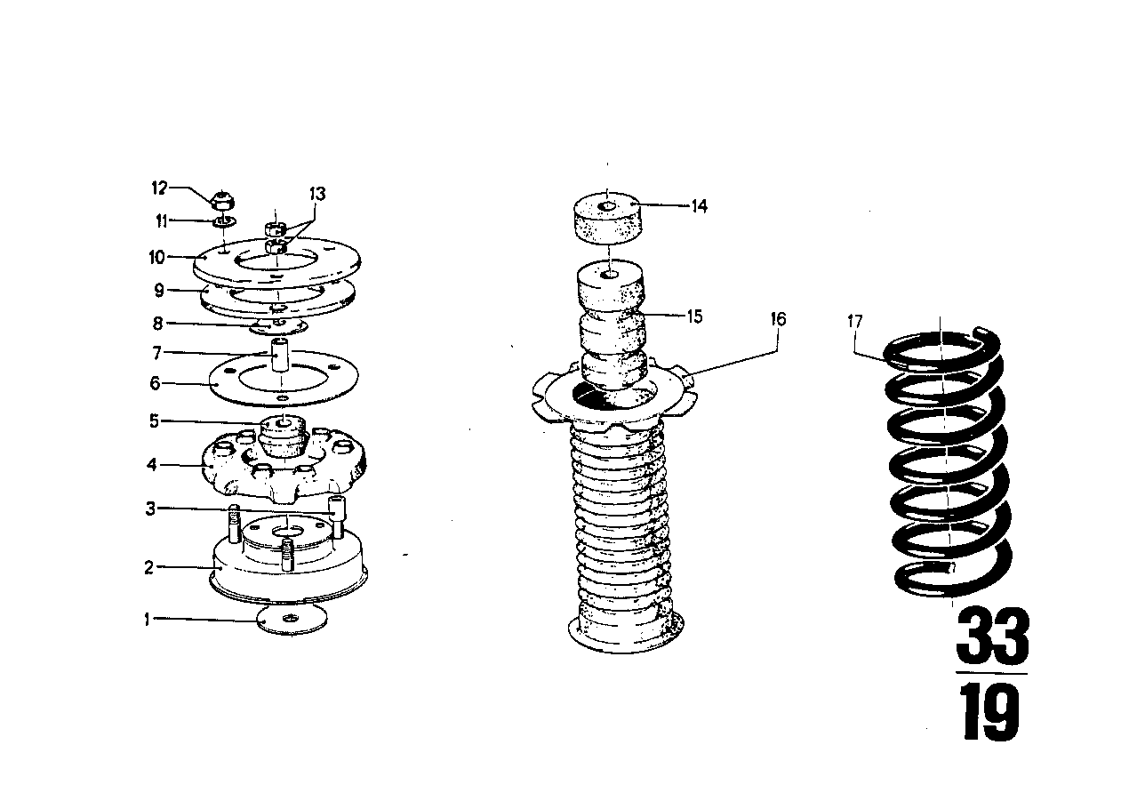 Rear axle suspension