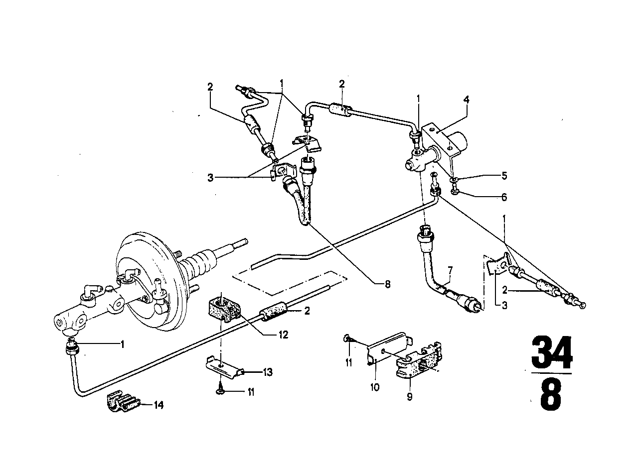 Bromsledningar bak