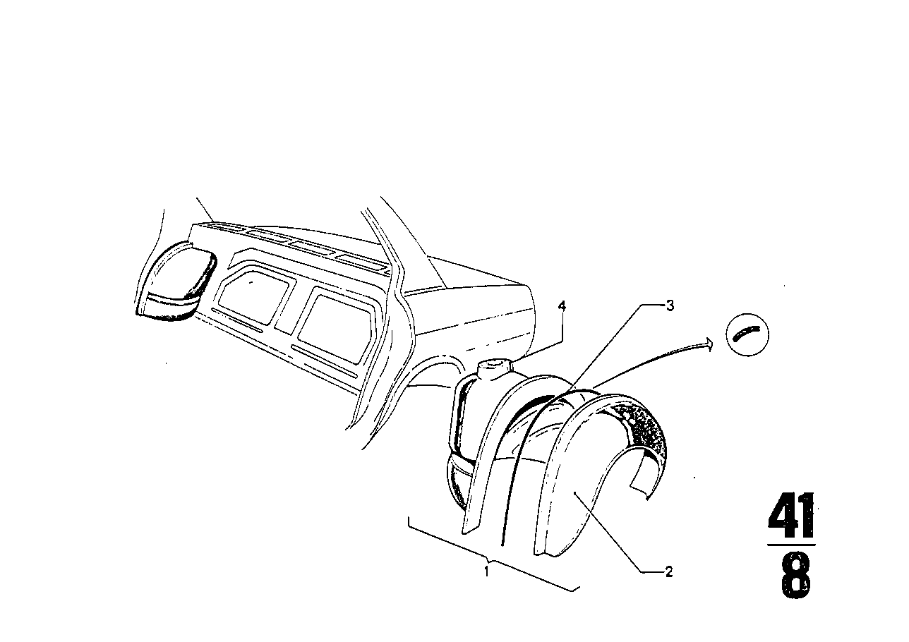 Achterwielkast/bodemonderdelen