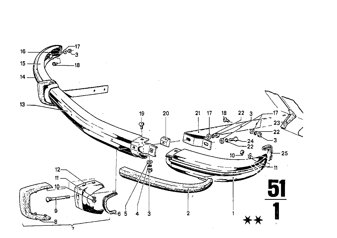 Stötfångare fram