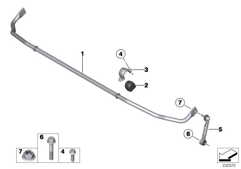 Stabilizator tylny