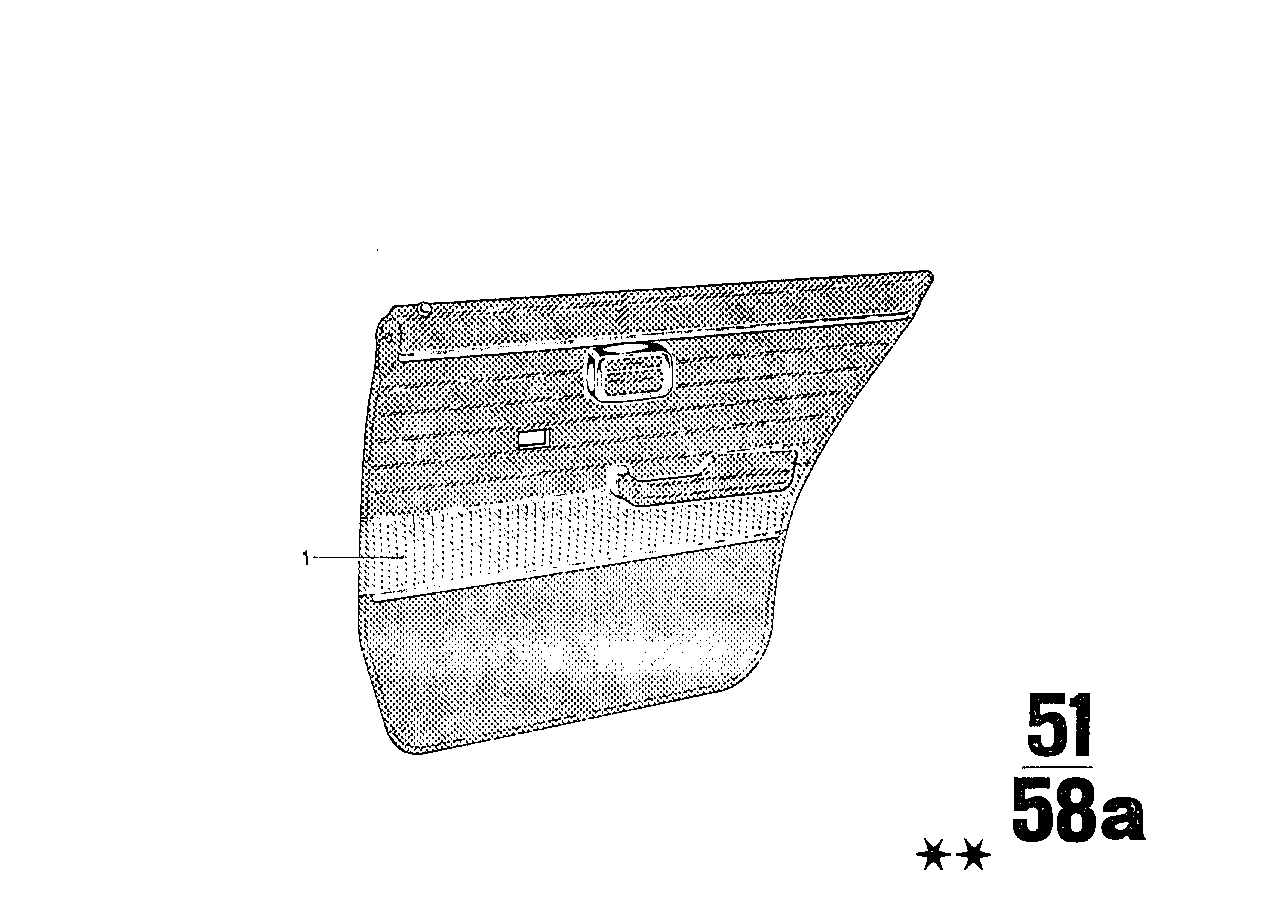 Türverkleidung hinten