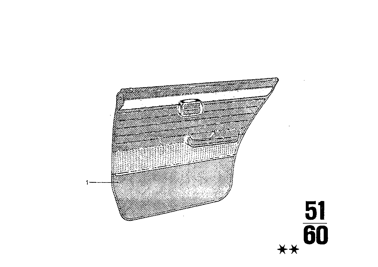 Türverkleidung hinten