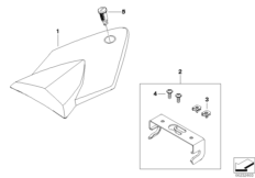 Couvre-selle passager