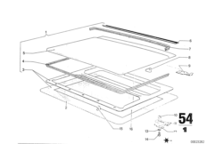 Sliding roof