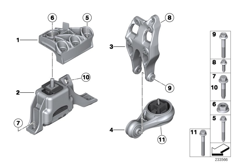 Motor askısı