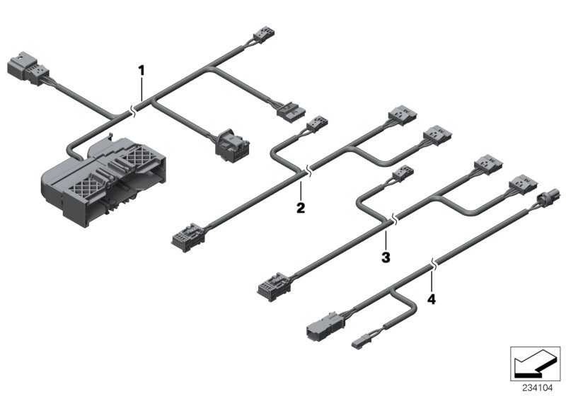 Wiring set seat