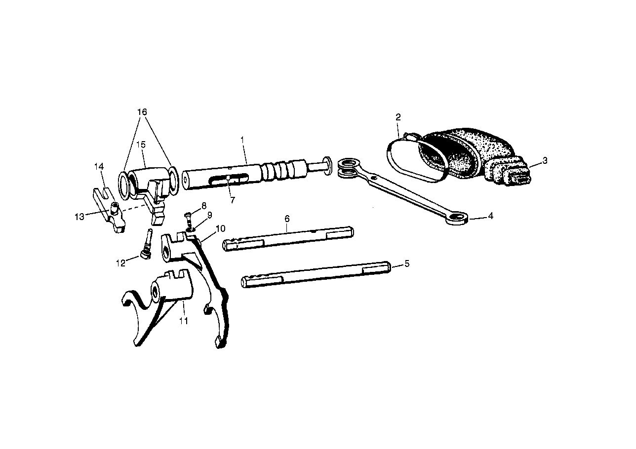 Getriebe-Schaltungsteile