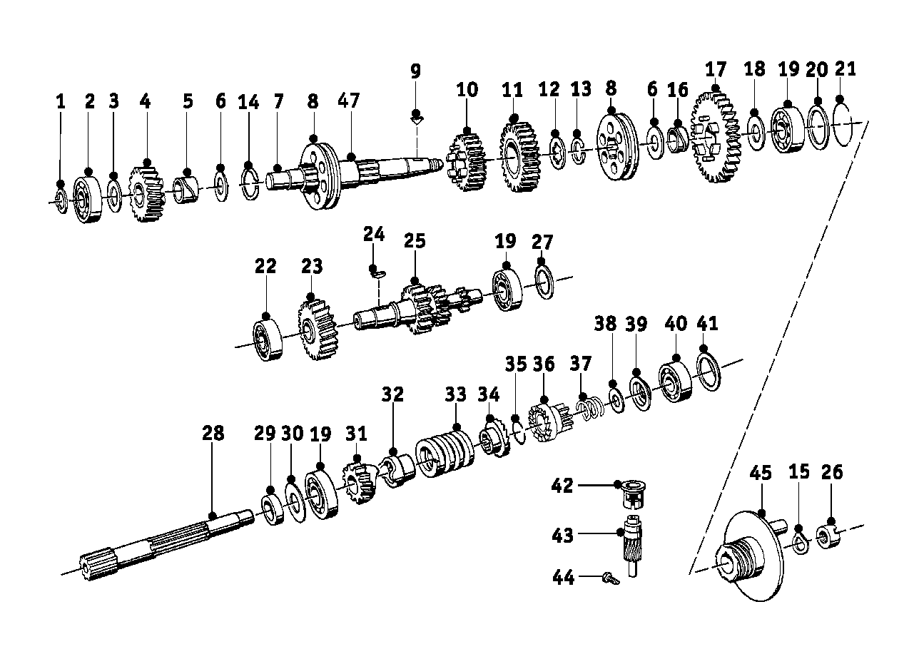 4 Vites, Şanzıman