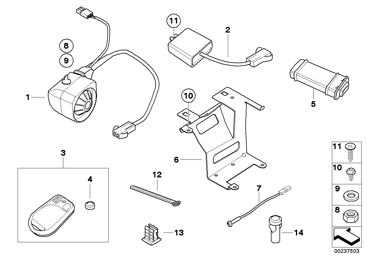 Sistema de alarme anti-roubo OPCIONAL EVO