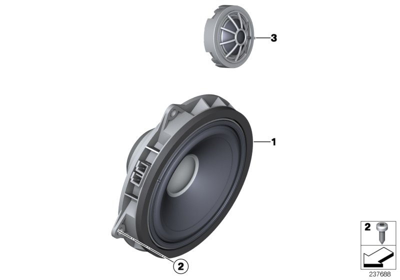 High End Sound System, puerta trasera