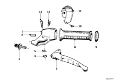 Handle unit left