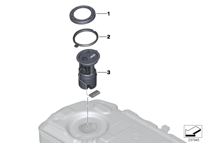 Fuel pump and fuel level sensor