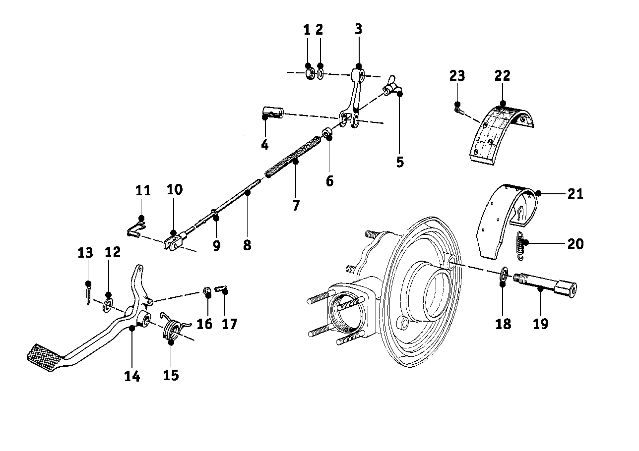 Hinterradbremse