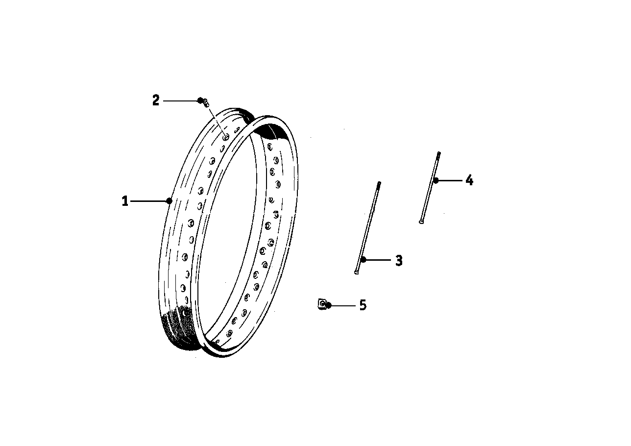 Roue à rayons