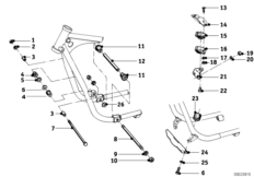 Suspension moteur