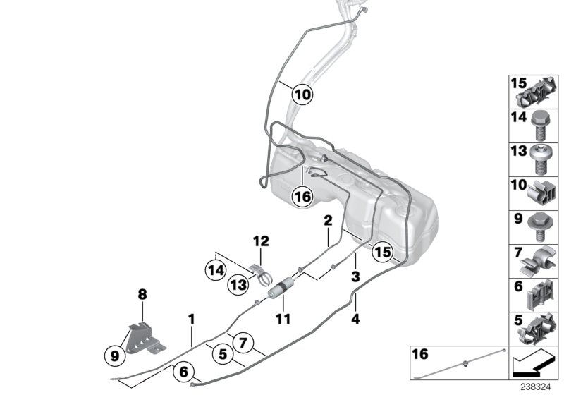 Fuel line / fuel filter