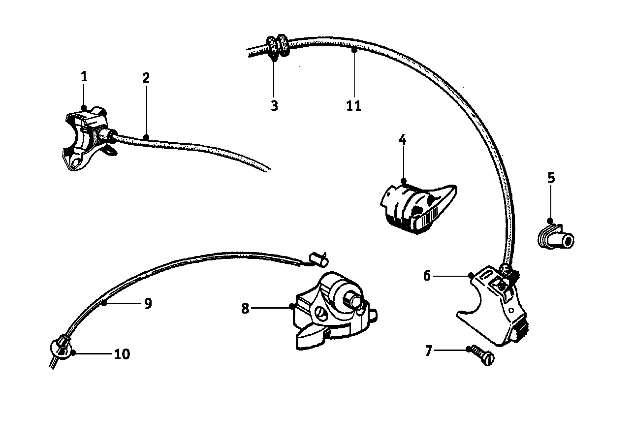 Interruttore combinato al manubrio