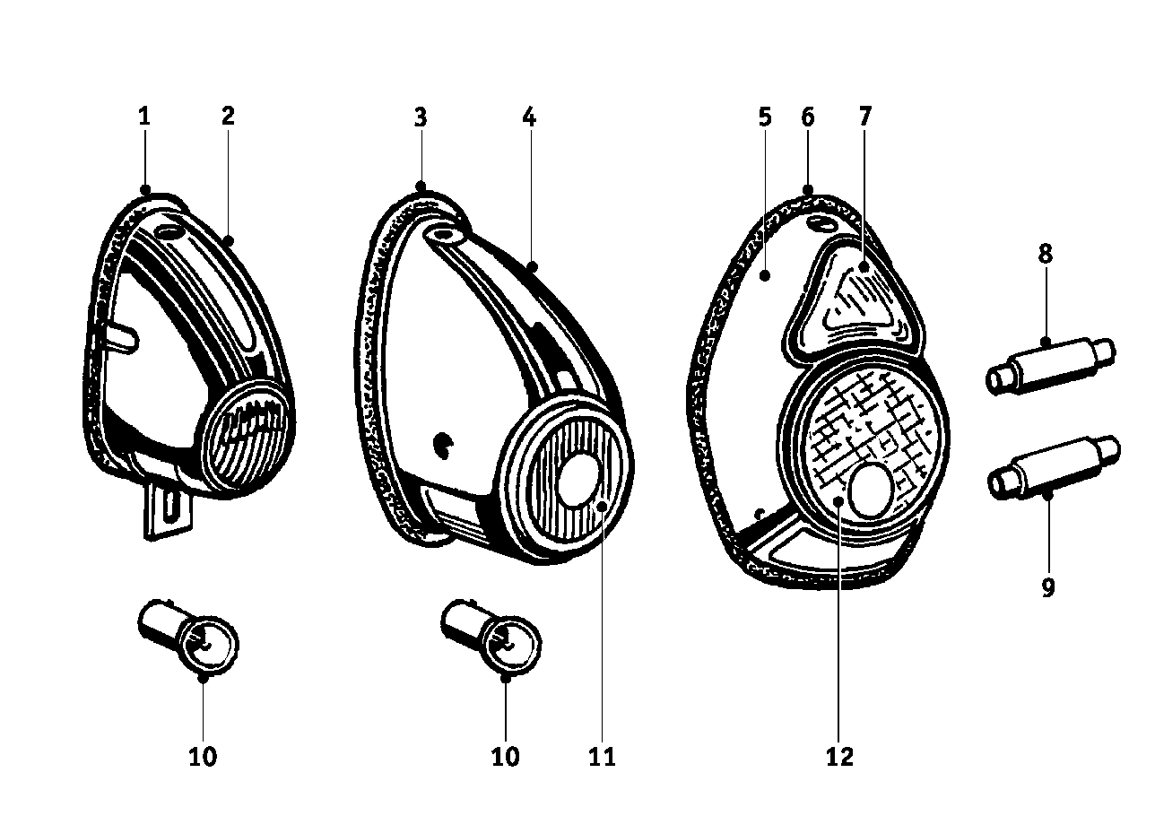 Detaljer baklykta