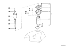 Braenslepump/filter