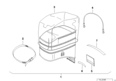 Mochila para depósito de combustível