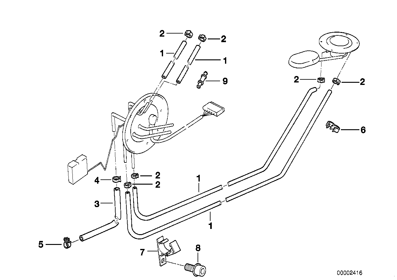 Reniflard reservoir a carburant