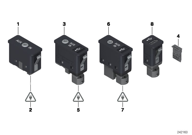 USB/AUX-IN socket