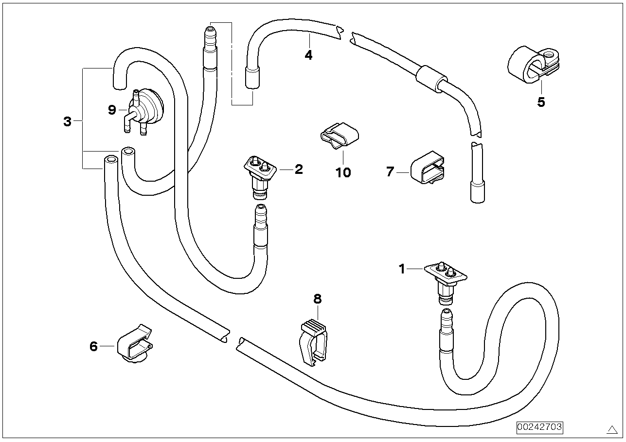 Pieces de dispositif lave-phares