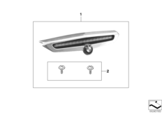 Luce d'arresto suppl. Topcase da viaggio