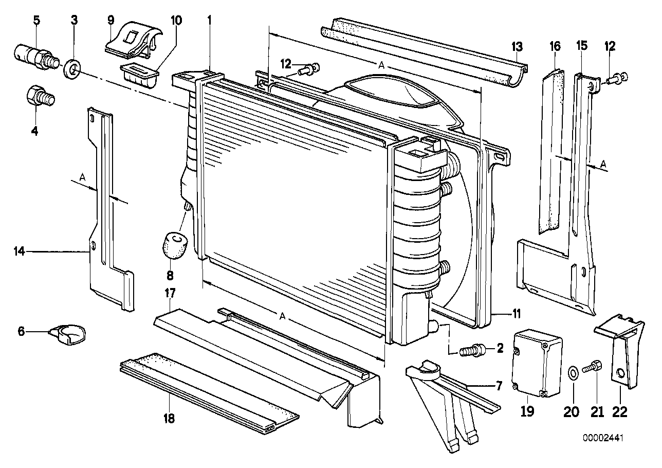 Radiateur/cadre