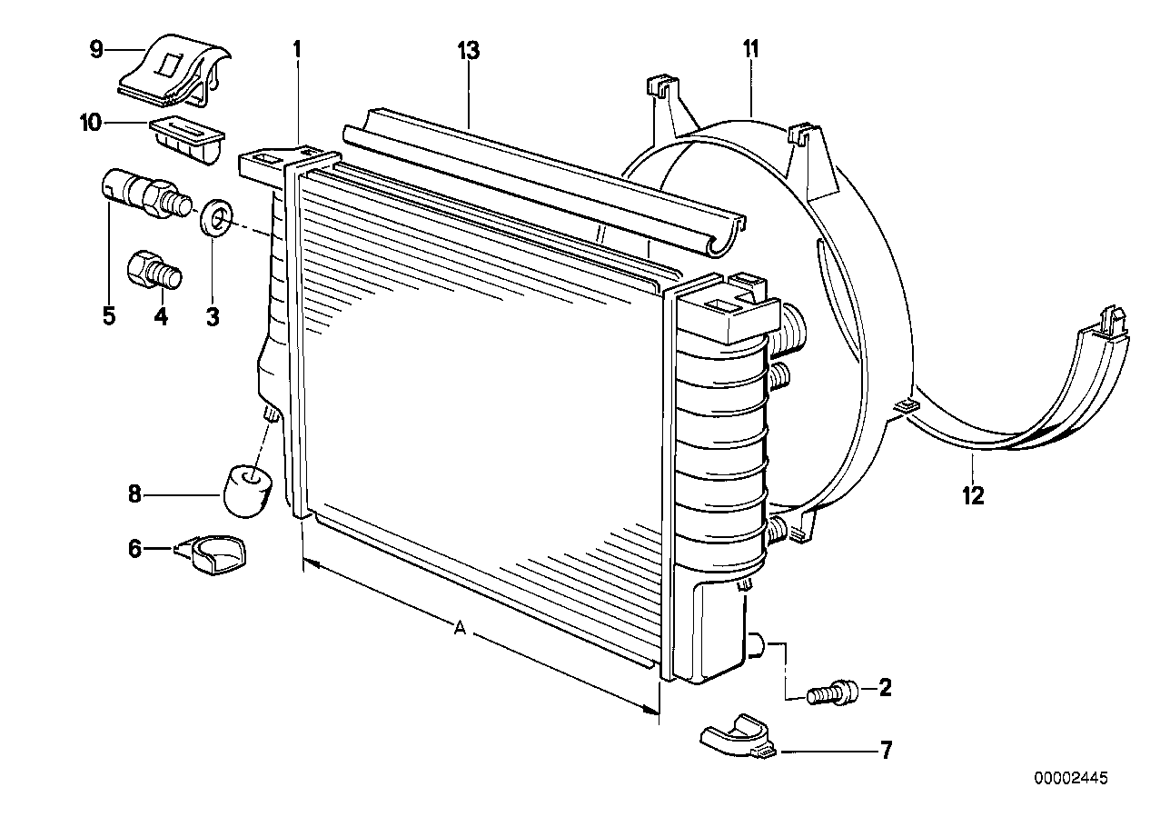 Radiator/frame