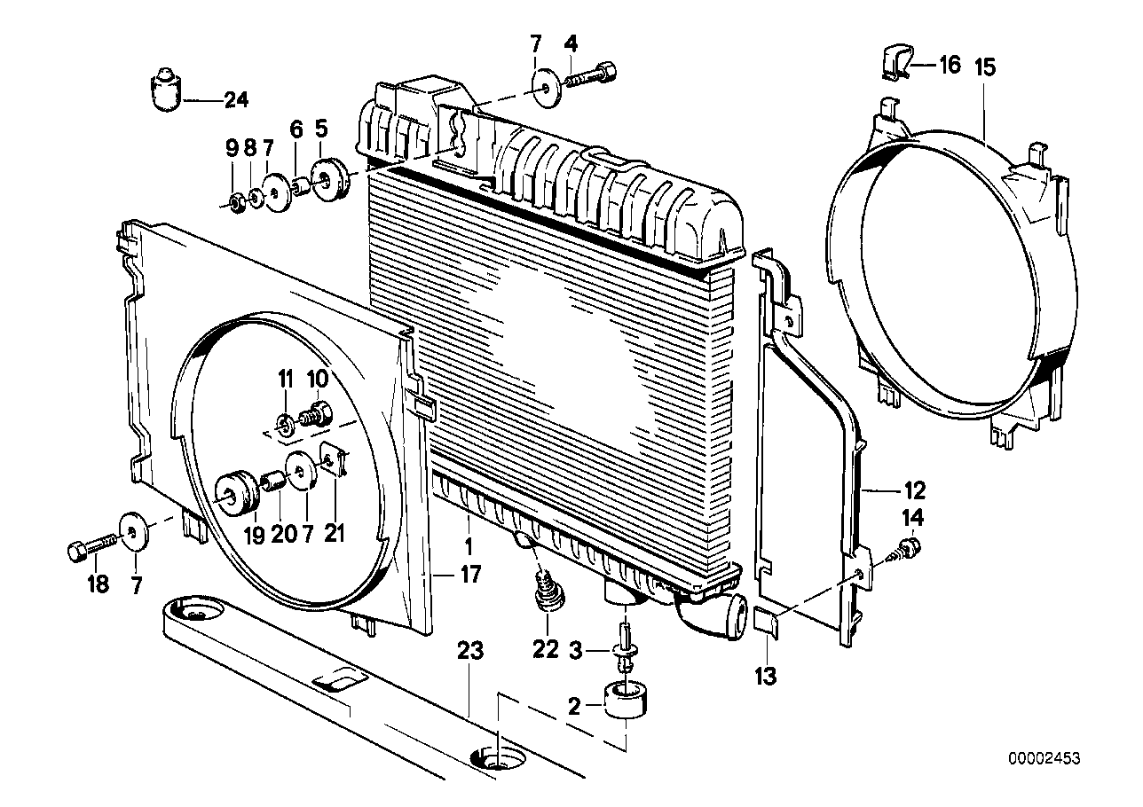 Radiator/frame