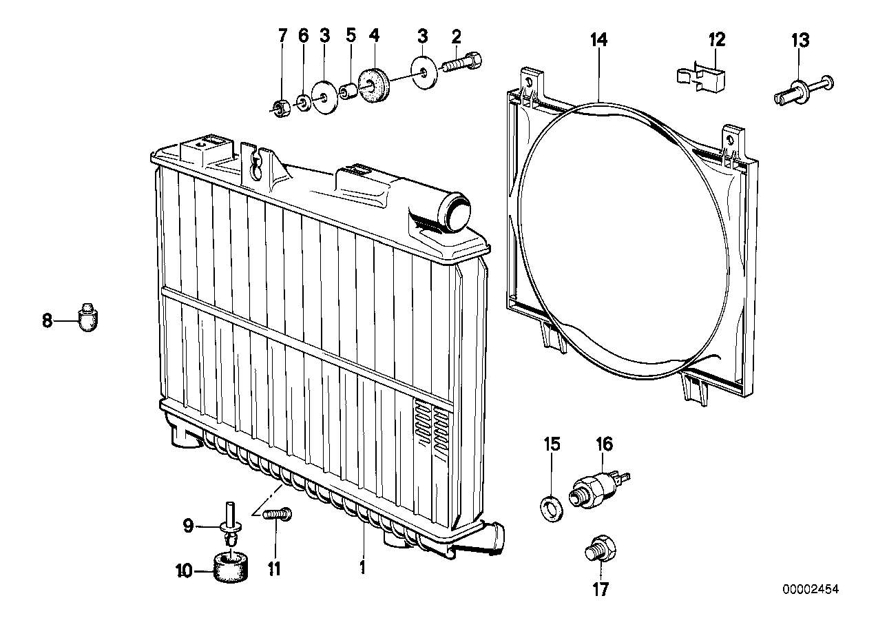 Radiator/frame