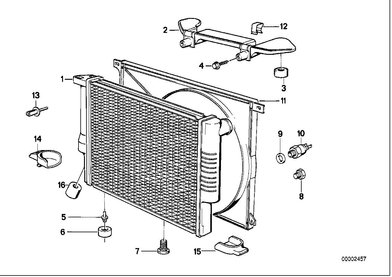 Radiator d.agua/cerco