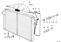 Radiator/frame