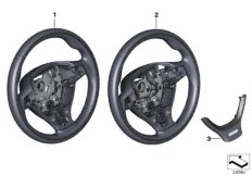 Ind.sports st.-wheel,leather w/wdn. ring