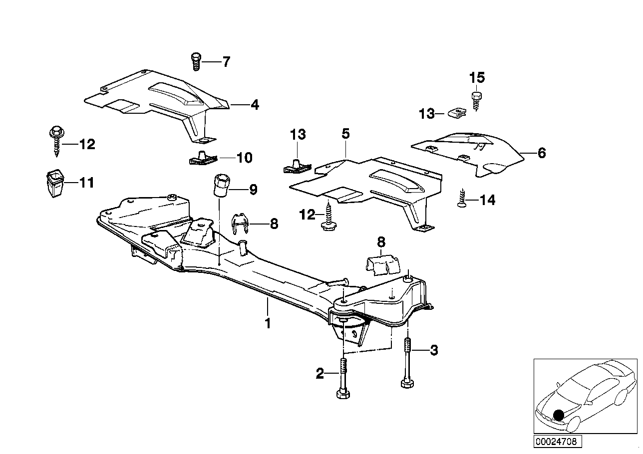 Soporte eje delantero