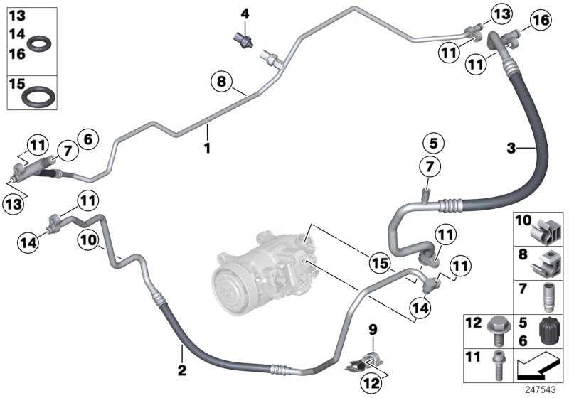 Coolant lines