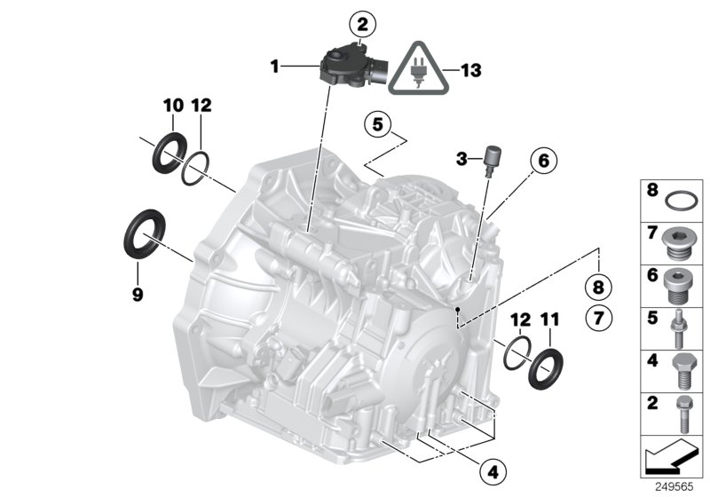 GA6F21WA aanbouwdelen/pakking